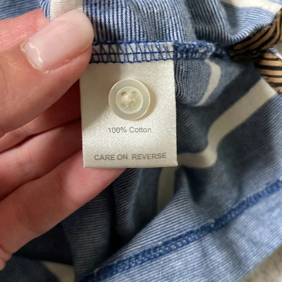 Billy Reid striped 100% cotton polo size XXL - Picture 8 of 12